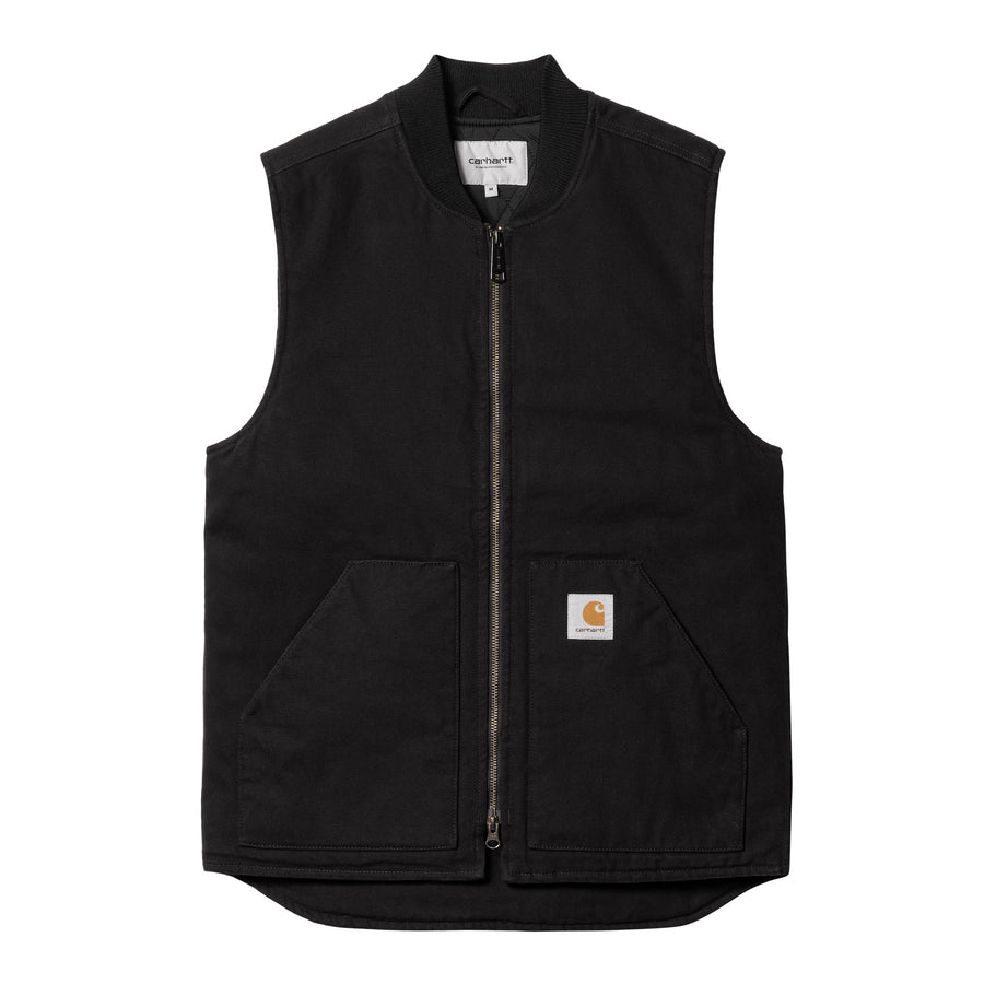 Carhartt WIP Classic Vest | Black (Heavy Stone Wash)