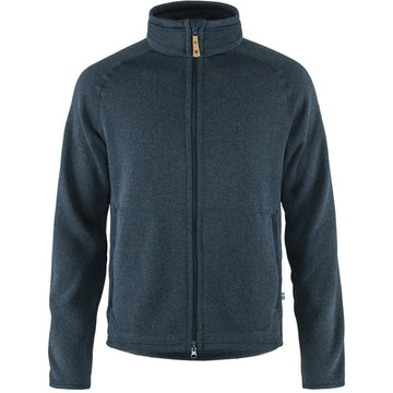 Fjallraven Ovik Fleece Zip Sweater | Dark Navy