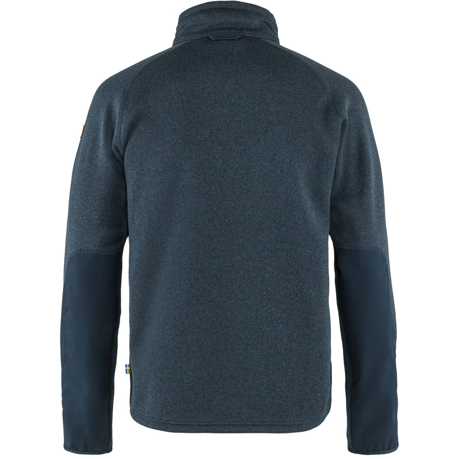 Fjallraven Ovik Fleece Zip Sweater | Dark Navy