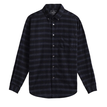 Portuguese Flannel Cachal Shirt | Navy / Black