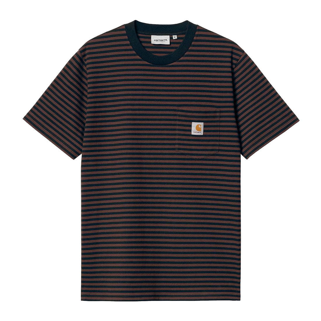 Carhartt WIP Verner Pocket T-Shirt | Verner Stripe / Duck Blue