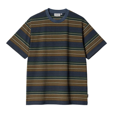 Carhartt WIP Coby T-Shirt | Coby Stripe / Naval