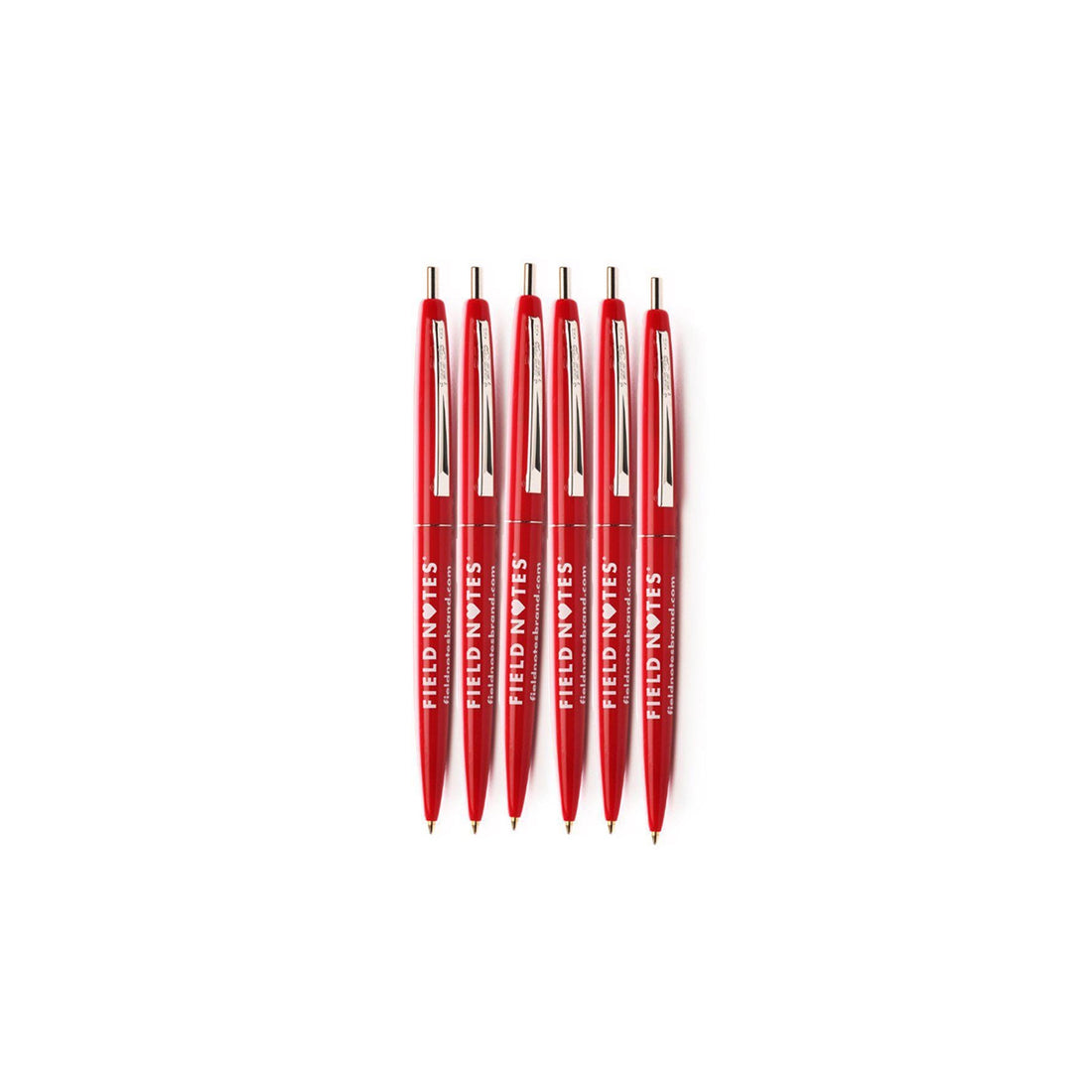 Field Notes Clic Pens | Red (pack of 6)