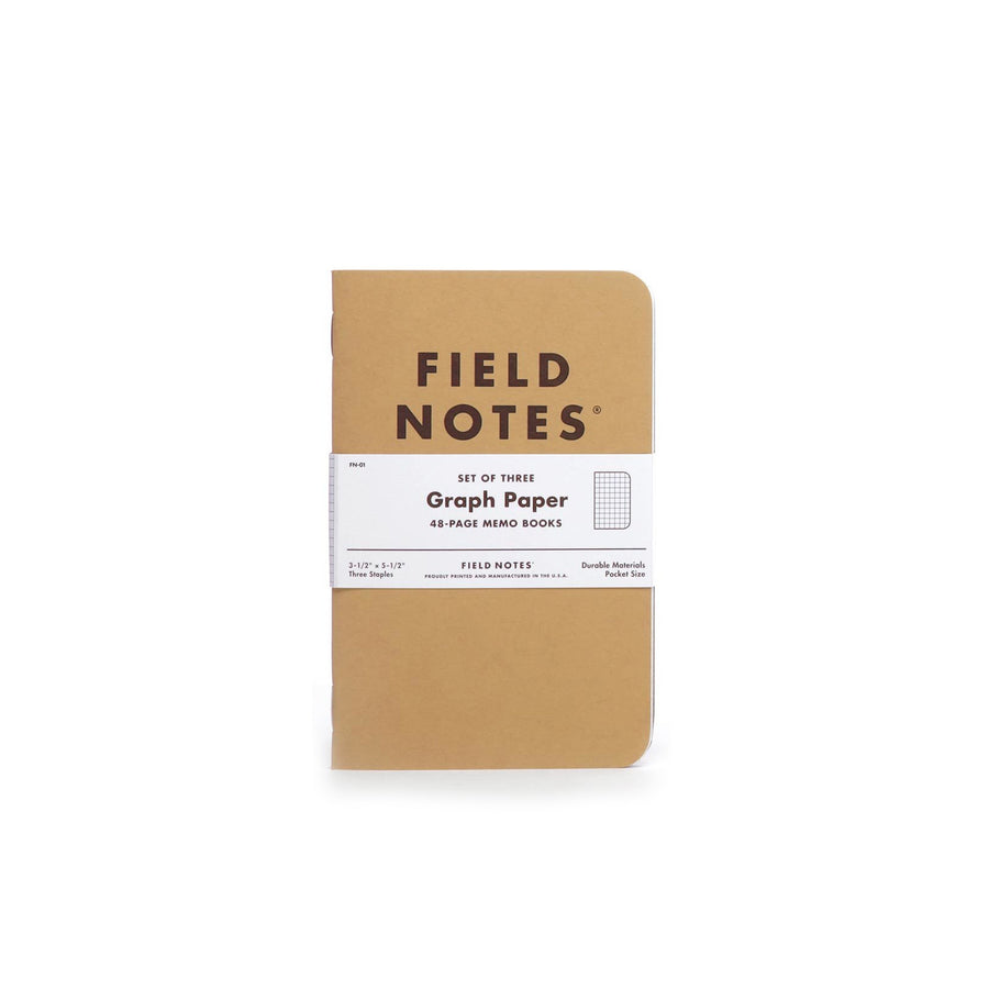 Field Notes Memo Books | Graph Paper (pack of 3)