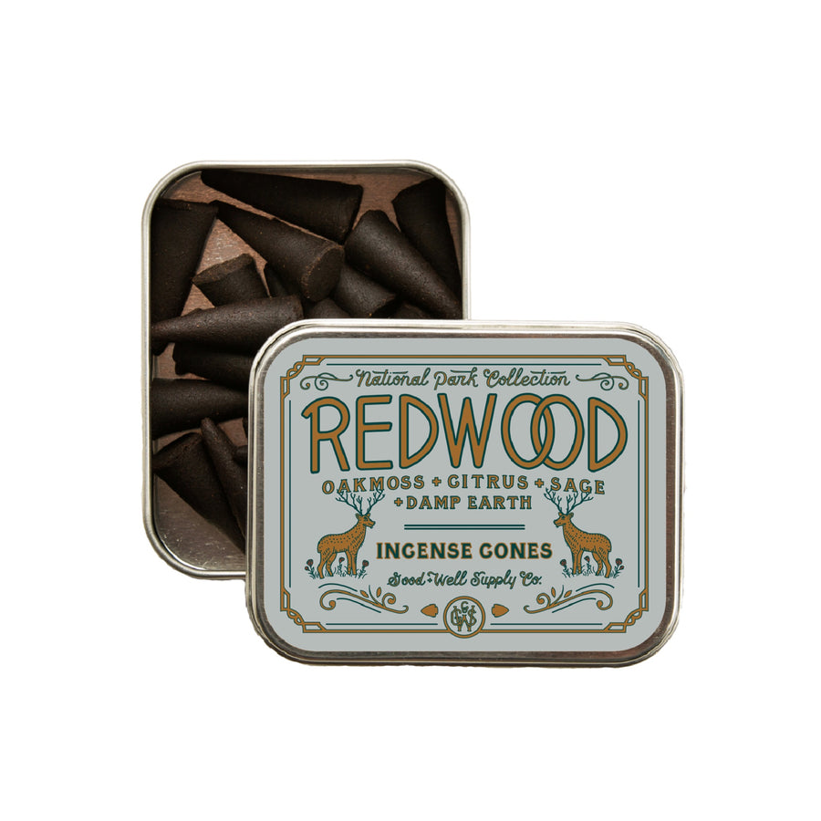 Good & Well Supply Co. Incense Cones | Redwood